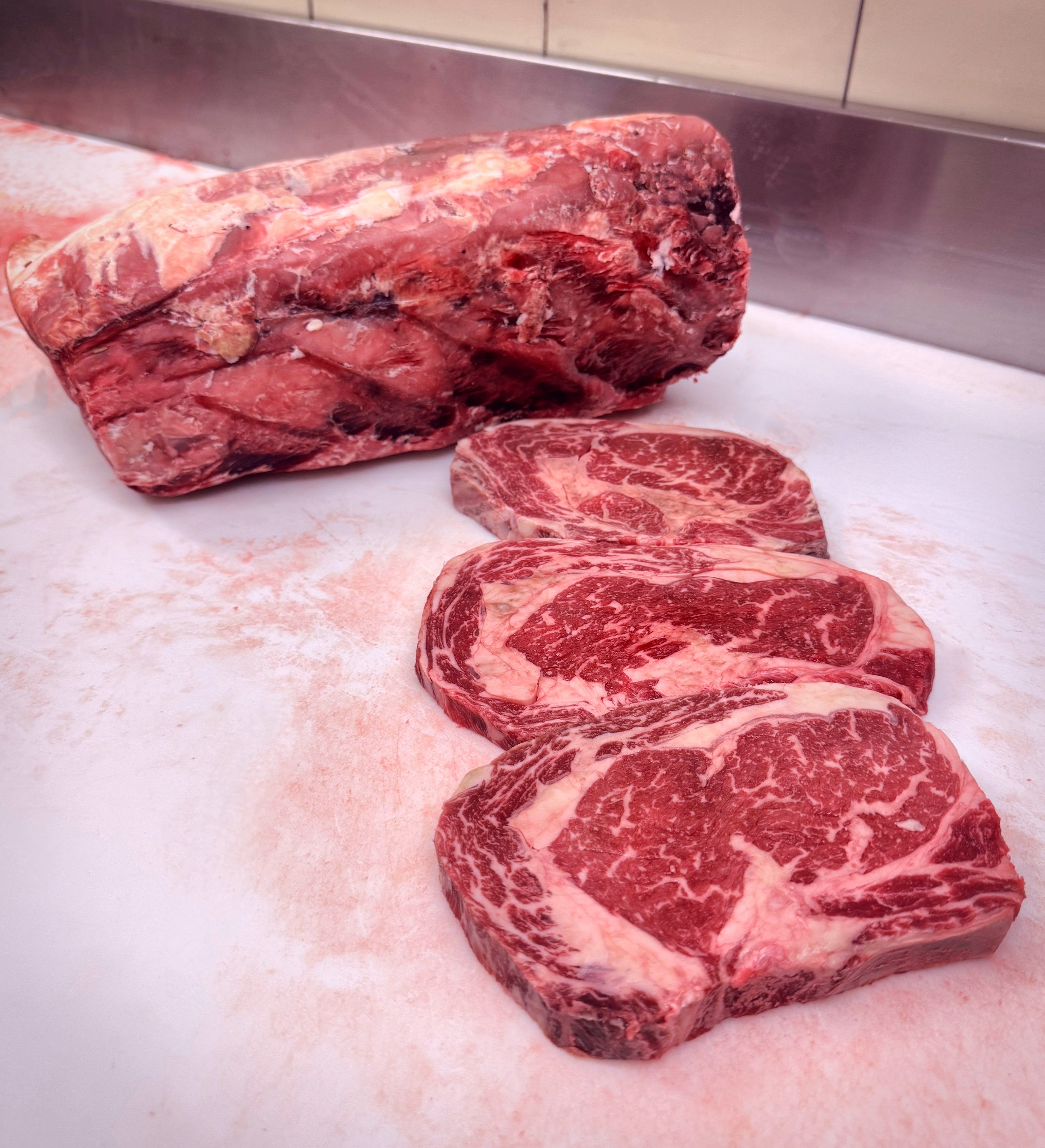 Thin-Cut 40 Day Dry-Aged USDA Prime Boneless Ribeye Sale!