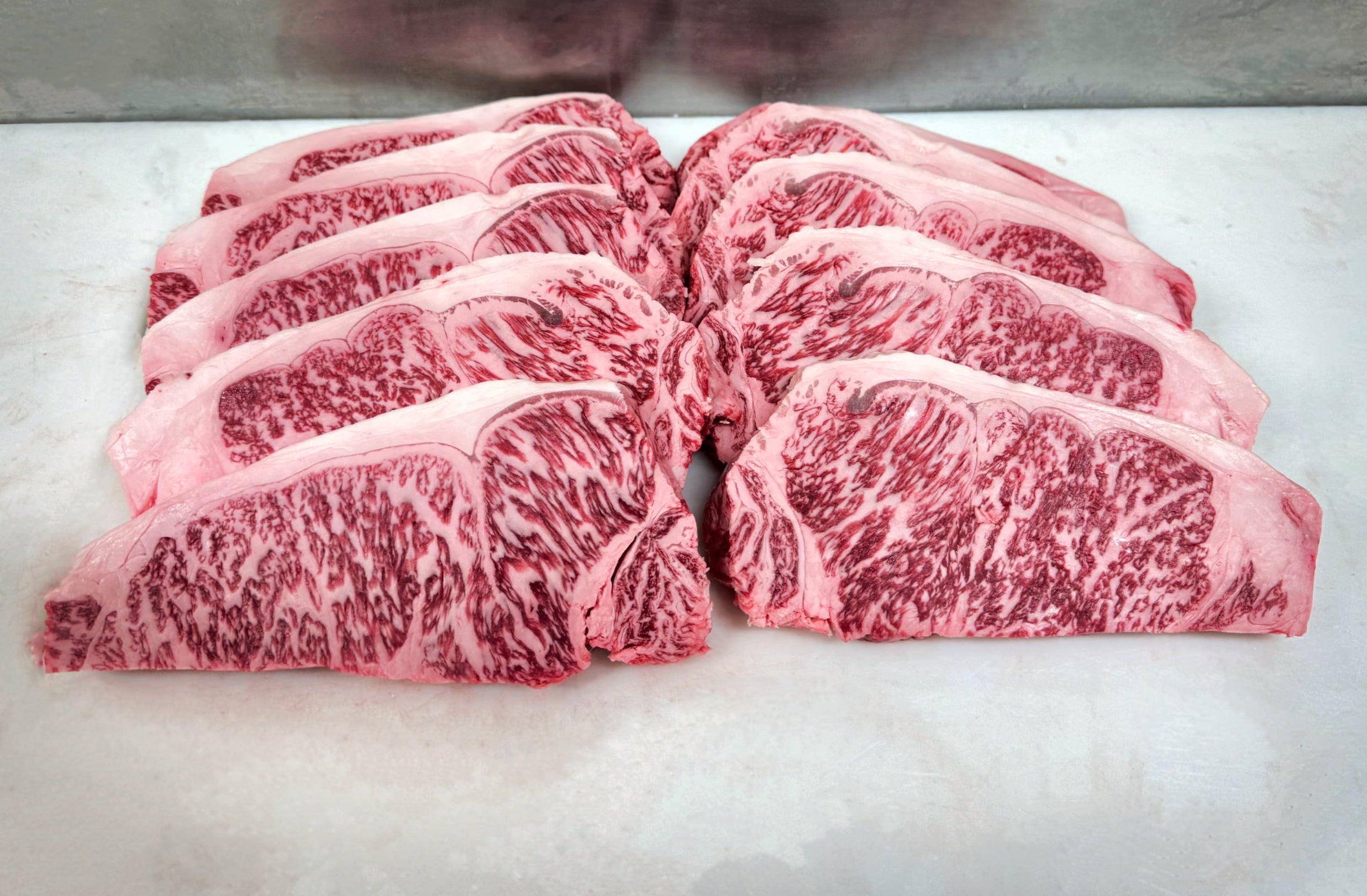Japanese Sunflower Wagyu A5 BMS12 NY Strip - Alpine Butcher
