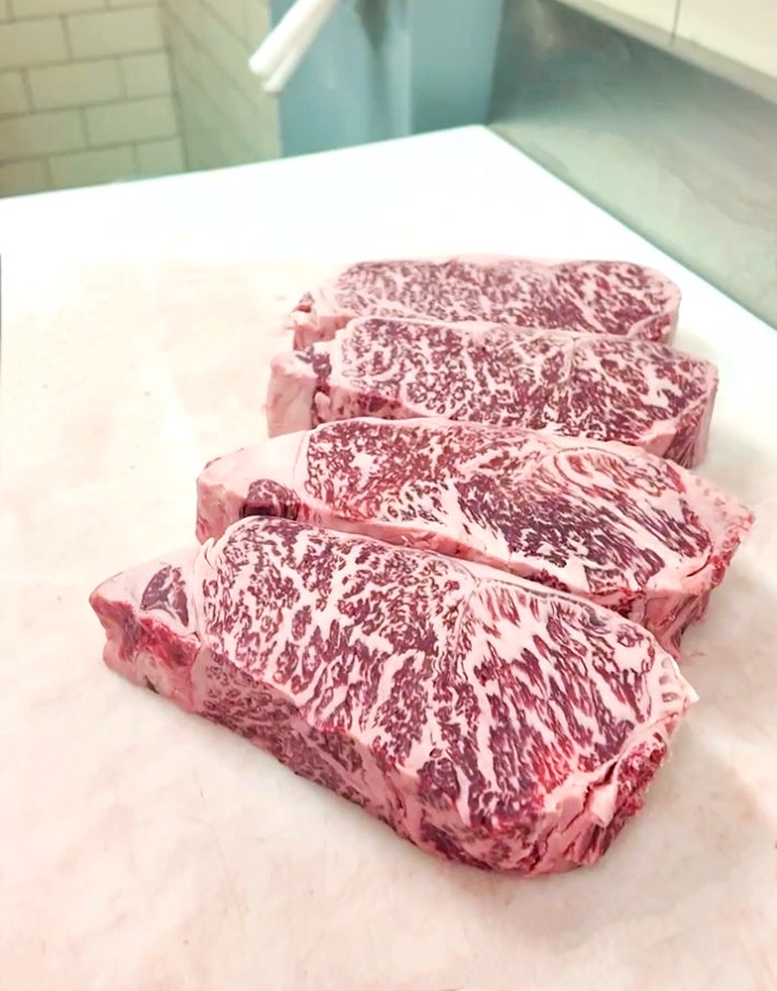 Full-Blood Australian Wagyu NY Strip - Alpine Butcher