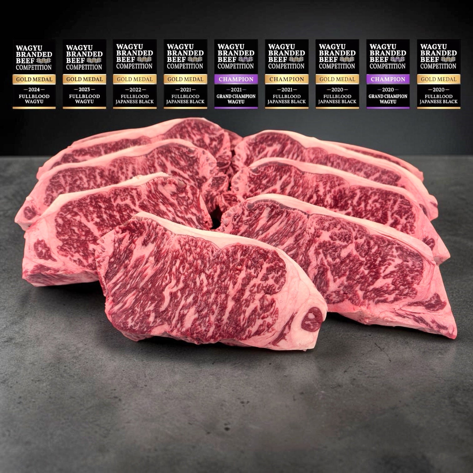 Stone Axe Full-Blood Australian Wagyu Strip BMS9+