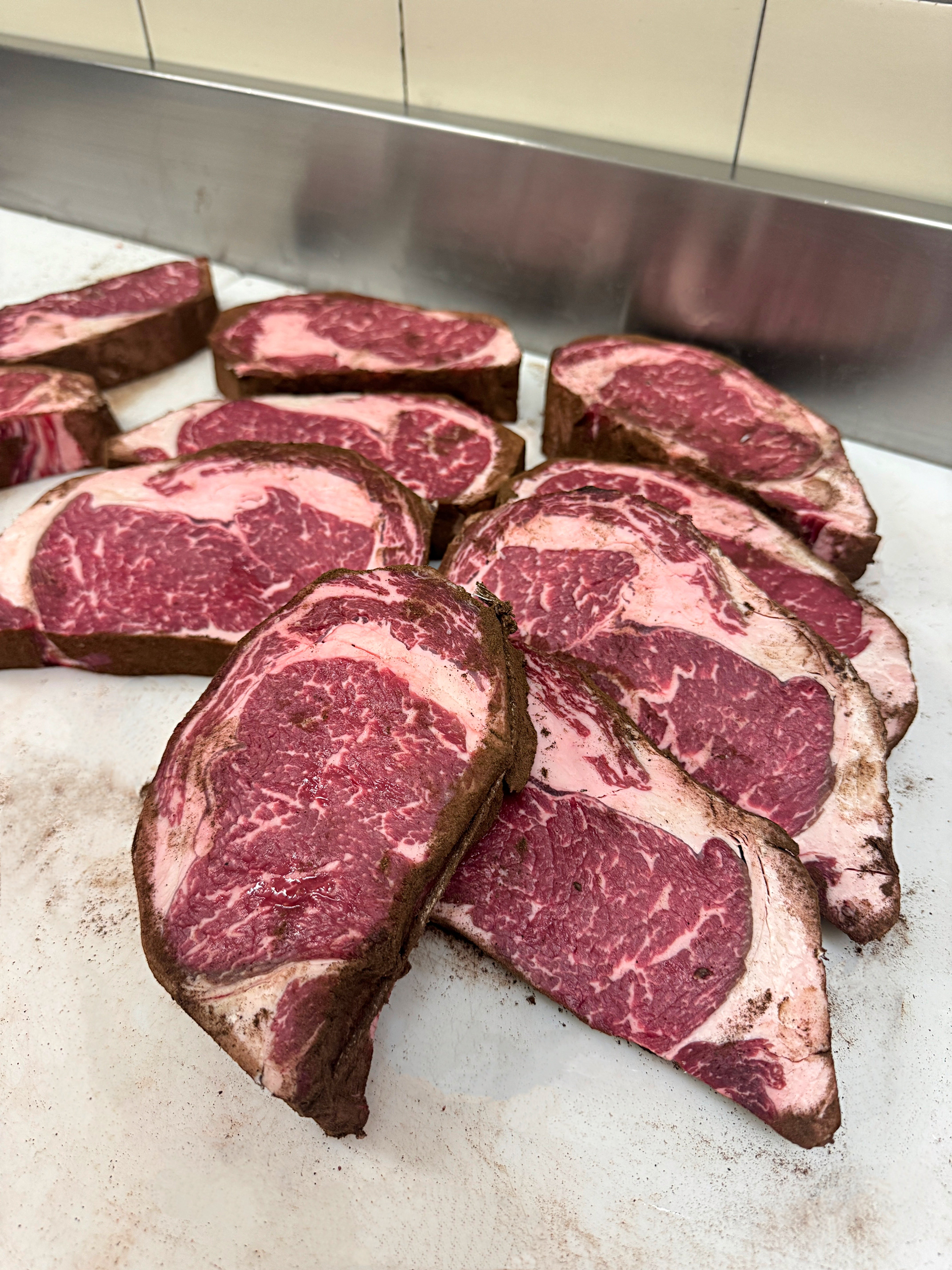 40 Day Dry Aged Allspice & Rum Infused Prime Boneless Ribeye