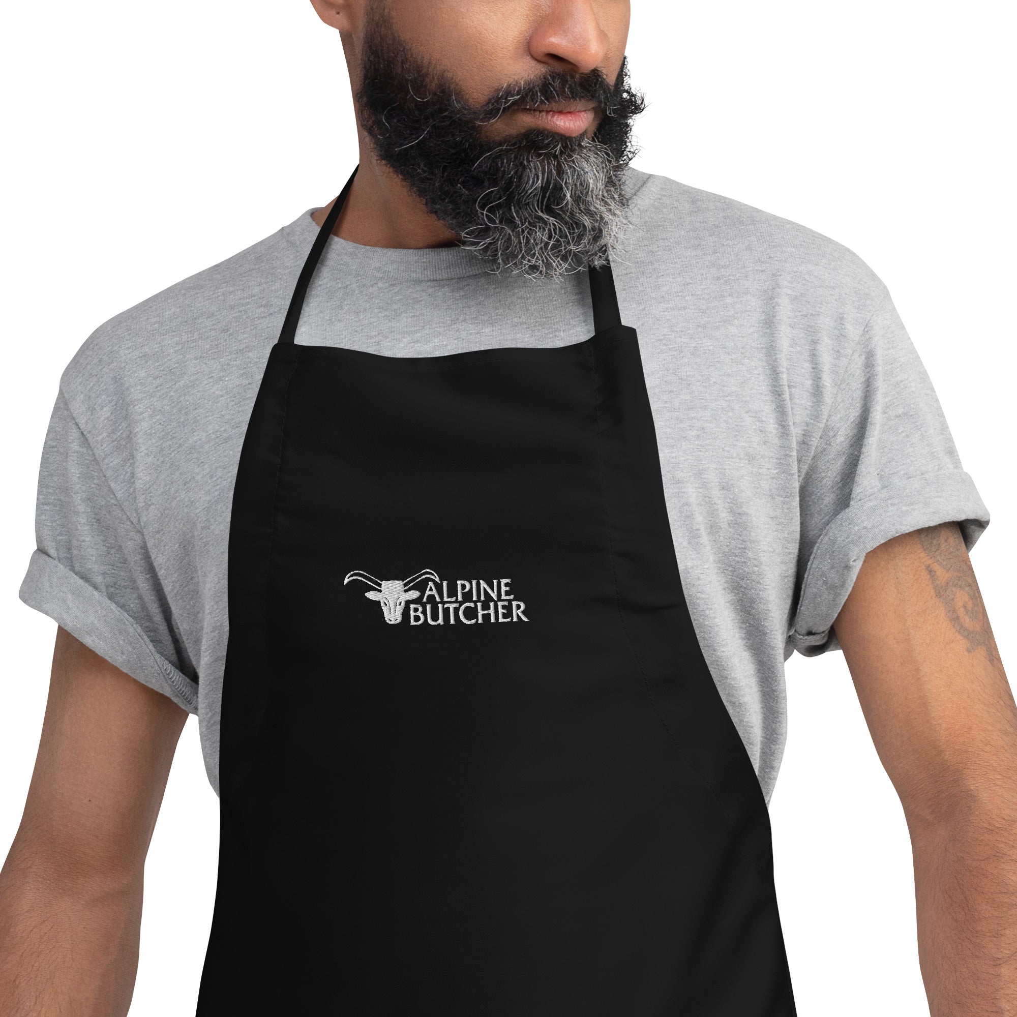 Alpine's Embroidered Apron - Alpine Butcher