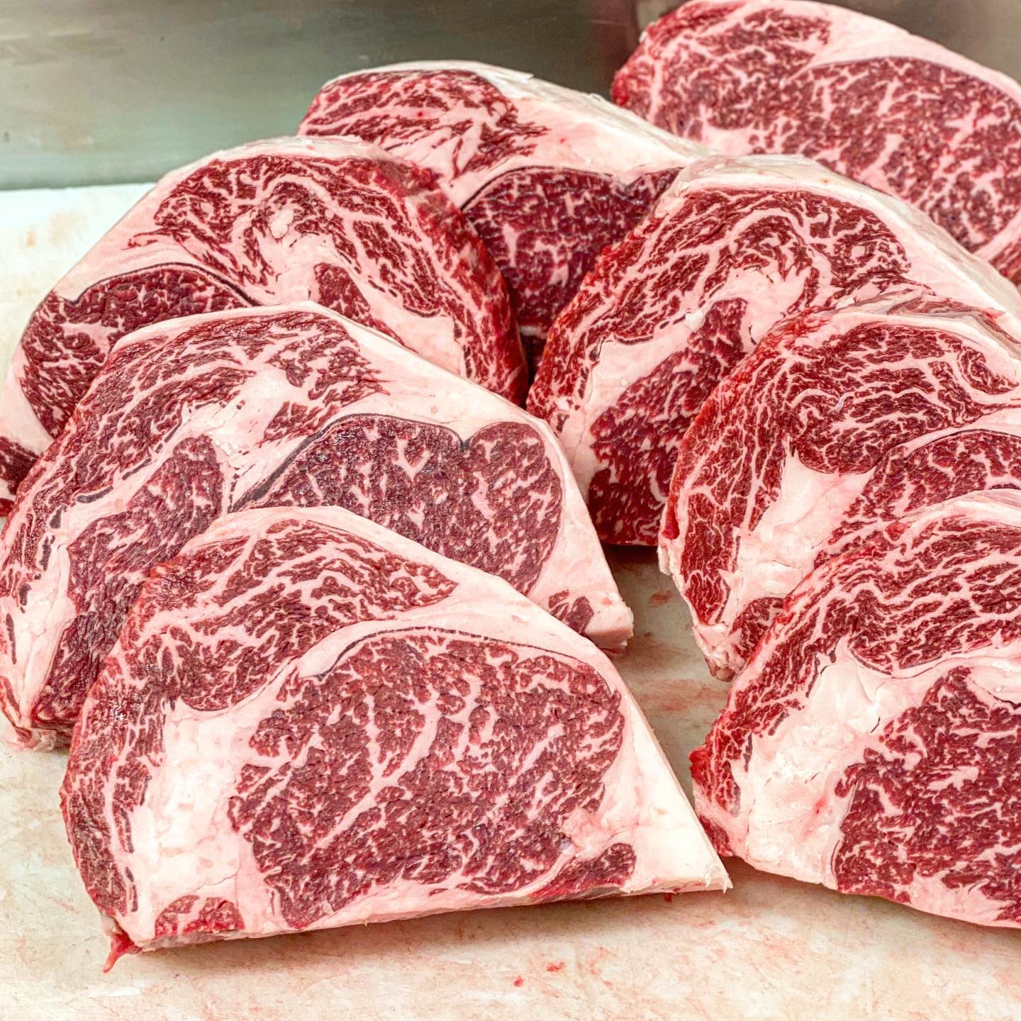 Reata Alpine Ribeye NY Strip and Boneless Ribeye Pack! – Alpine Butcher