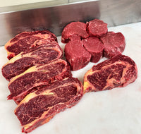 100% Grass-Fed/ Grass-Finished Filet and Boneless Ribeye Pack! - Alpine Butcher