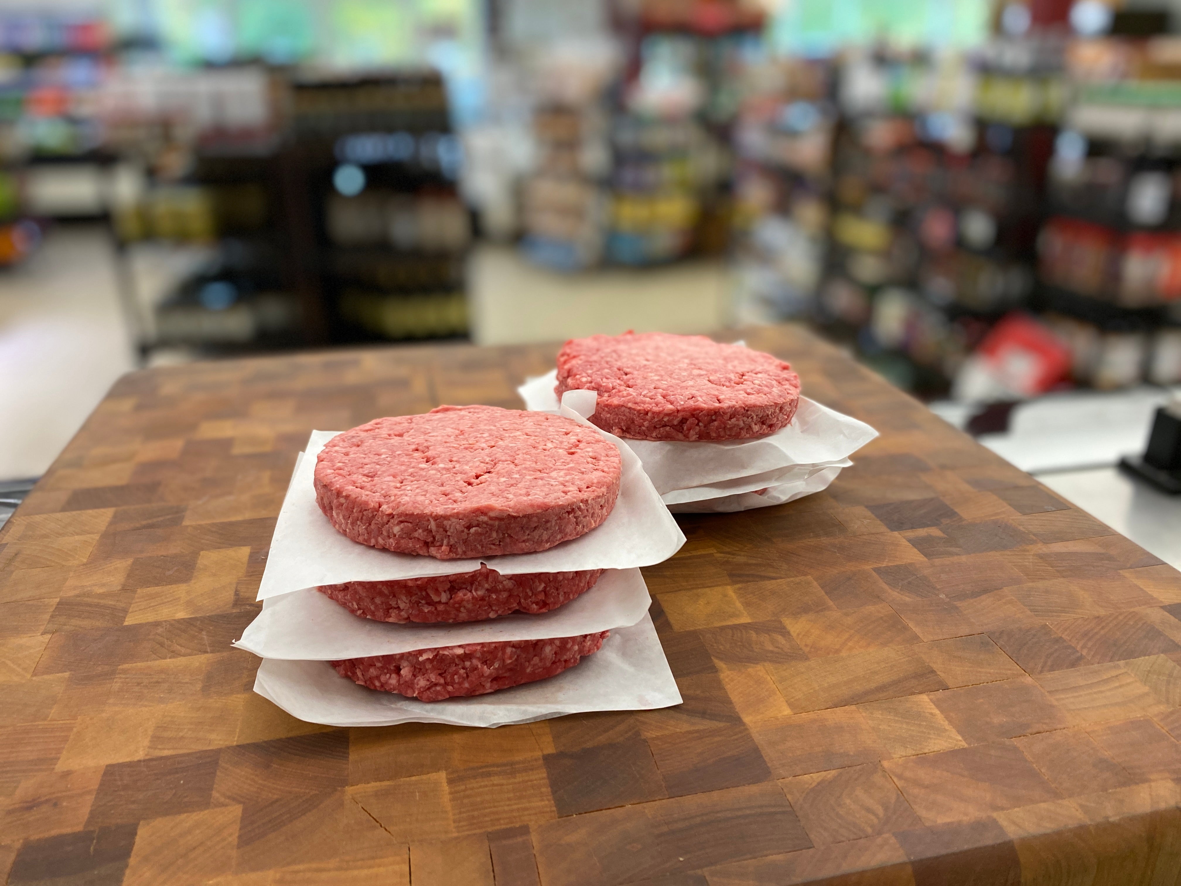 40-Day Dry-Aged Prime Ribeye Burgers